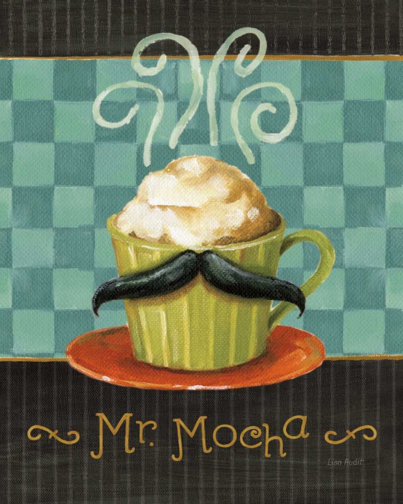 Art Print: Cafe Moustache V
