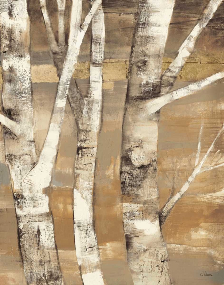 Art Print: Wandering Through the Birches II