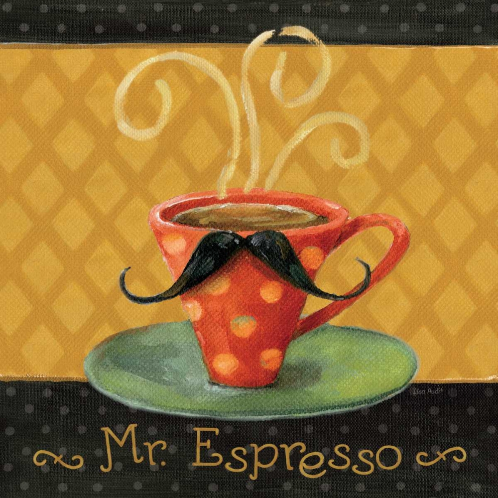 Art Print: Cafe Moustache III Square
