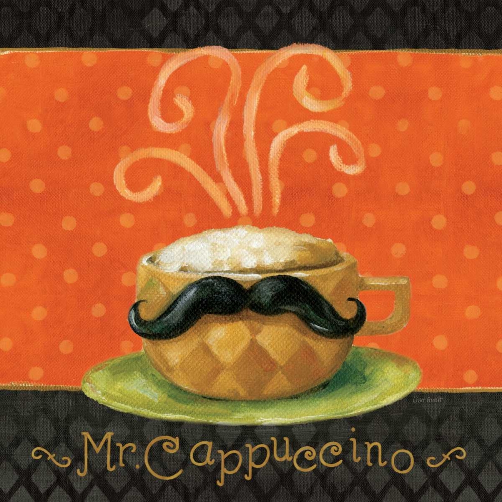 Art Print: Cafe Moustache IV Square