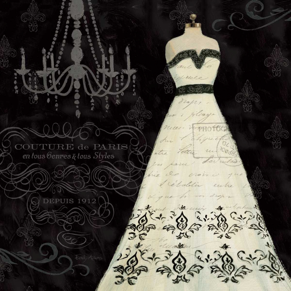 Art Print: French Couture II