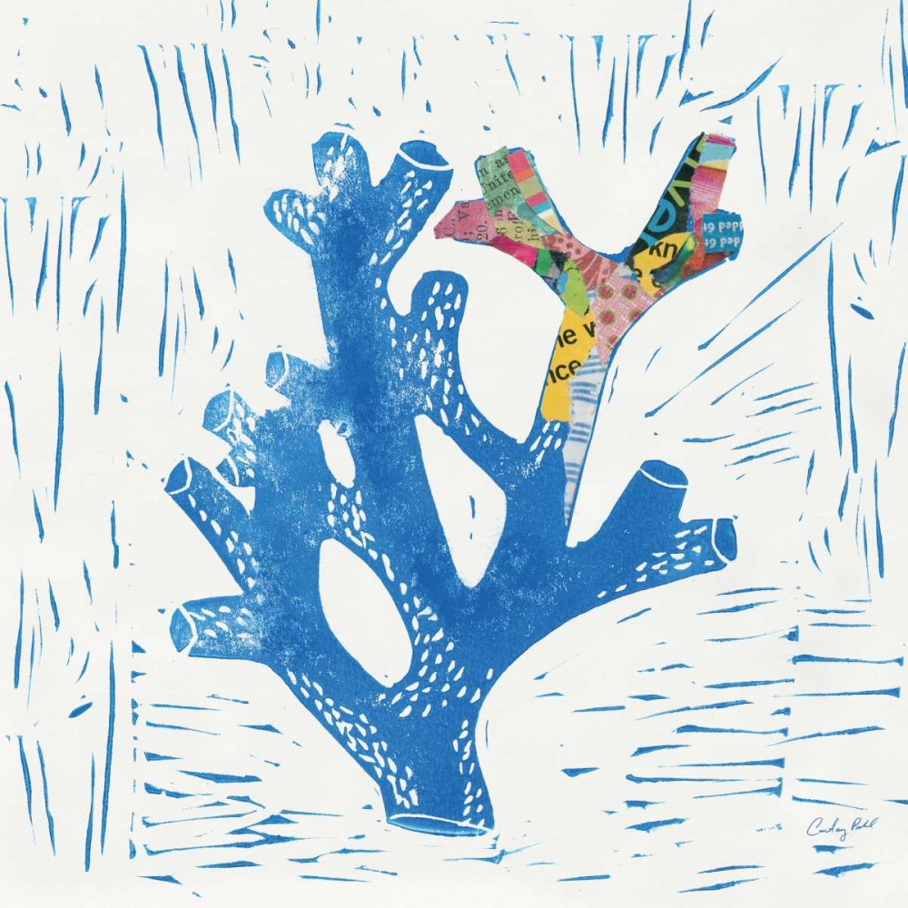 Art Print: Sea Creature Coral Color