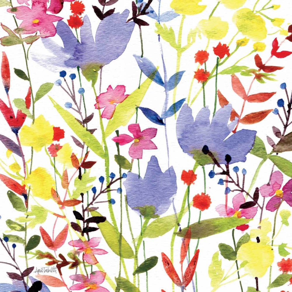 Wall Art Painting id:28525, Name: Annes Flowers Crop I, Artist: Tavoletti, Anne