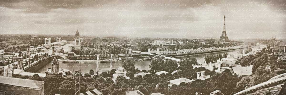 Wall Art Painting id:21979, Name: Paris Panorama, Artist: Wild Apple Portfolio