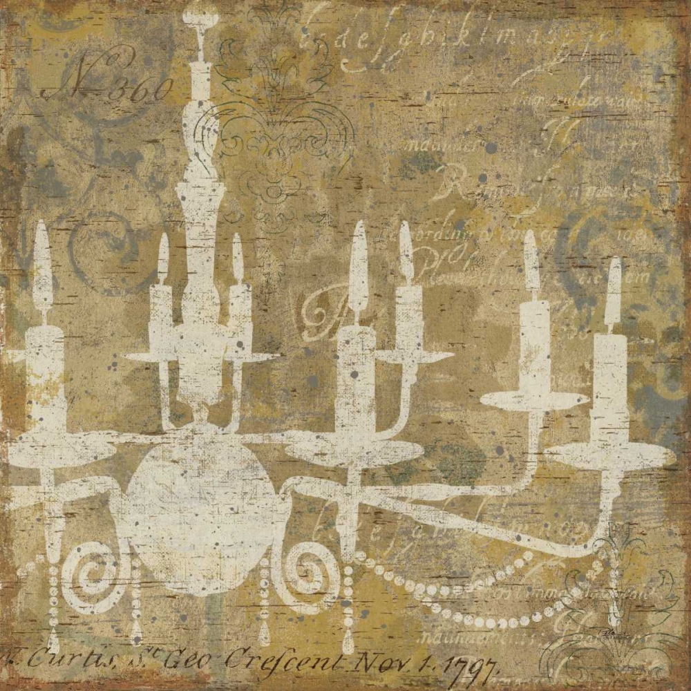 Wall Art Painting id:21986, Name: Faded Ornate I Gray no Bird, Artist: Pela Studio