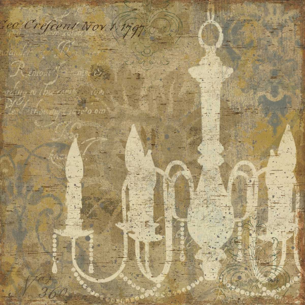 Wall Art Painting id:21987, Name: Faded Ornate I Gray no Butterfly, Artist: Pela Studio