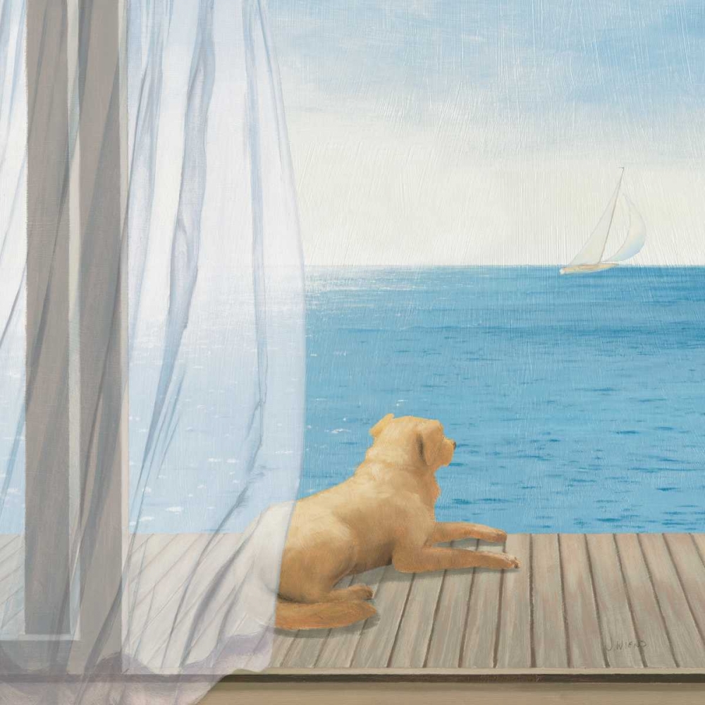 Wall Art Painting id:22005, Name: Blue Breeze II, Artist: Wiens, James