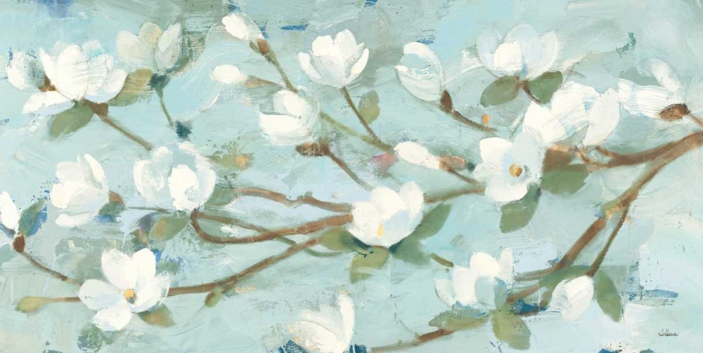 Wall Art Painting id:27941, Name: Magnolia Branch, Artist: Hristova, Albena