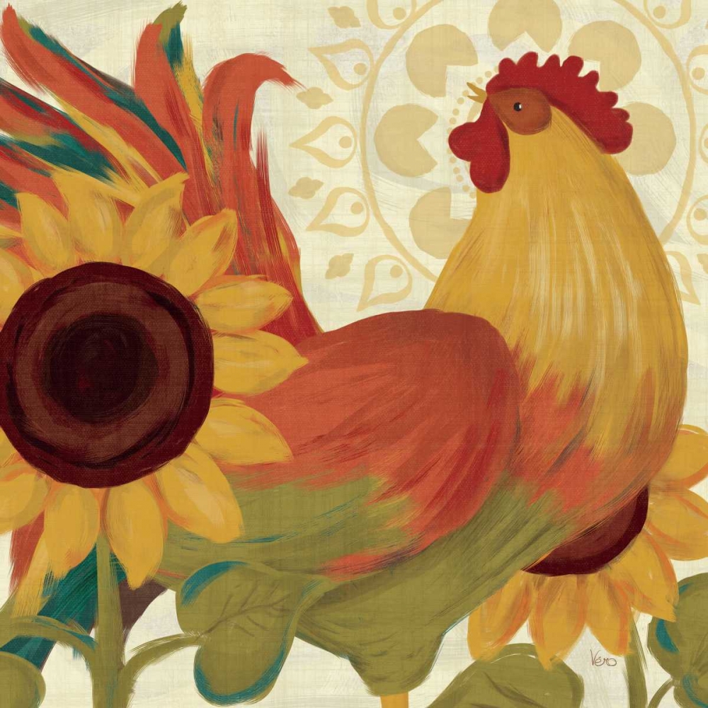 Wall Art Painting id:27929, Name: Spice Roosters II, Artist: Charron, Veronique