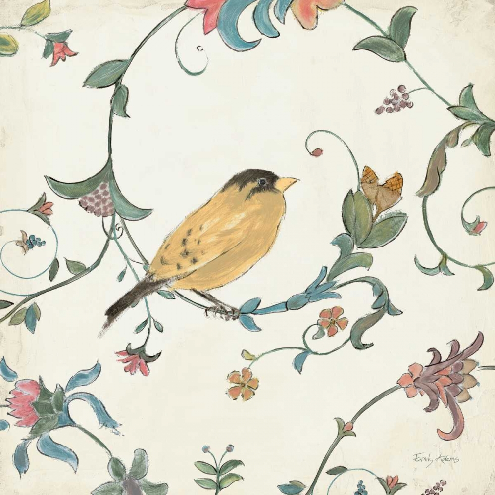 Wall Art Painting id:27918, Name: Birds Gem III, Artist: Adams, Emily