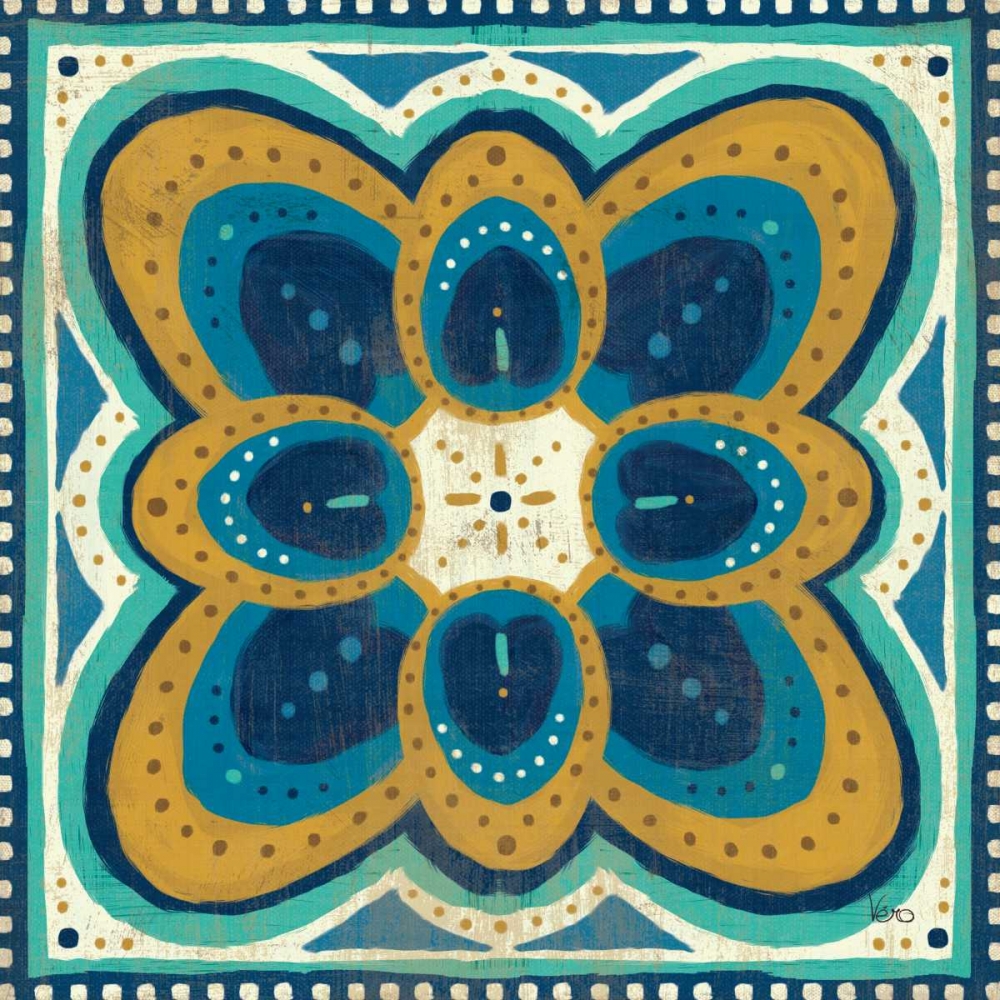 Wall Art Painting id:27932, Name: Proud as a Peacock Tile III, Artist: Charron, Veronique