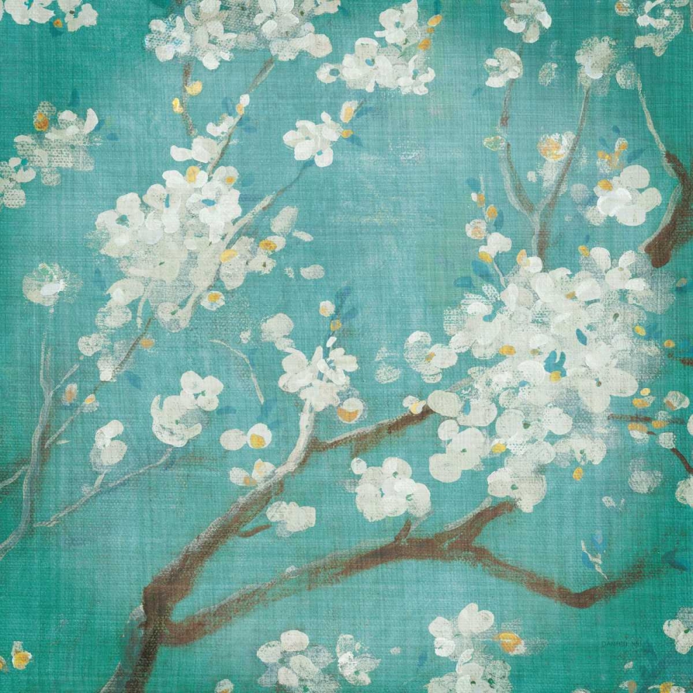 Wall art: White Cherry Blossoms I, by Nai, Danhui