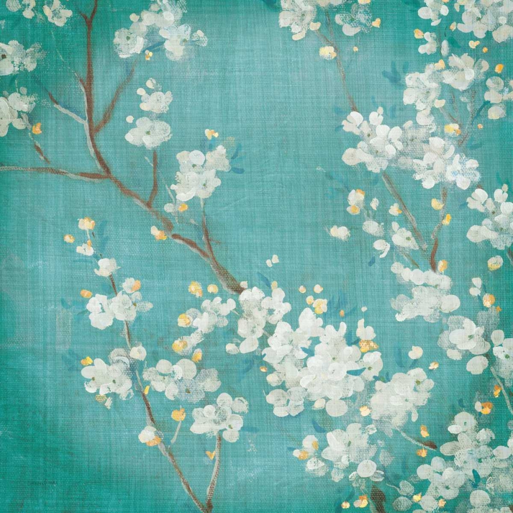 Wall Art Painting id:28601, Name: White Cherry Blossoms II, Artist: Nai, Danhui