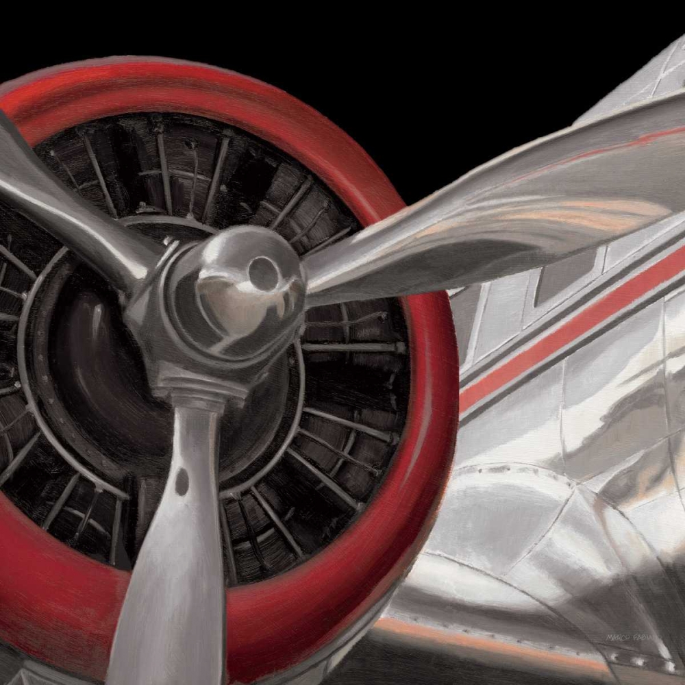 Wall Art Painting id:27974, Name: Travel by Air Dark II, Artist: Fabiano, Marco