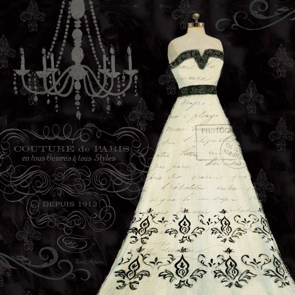 Art Print: French Couture II
