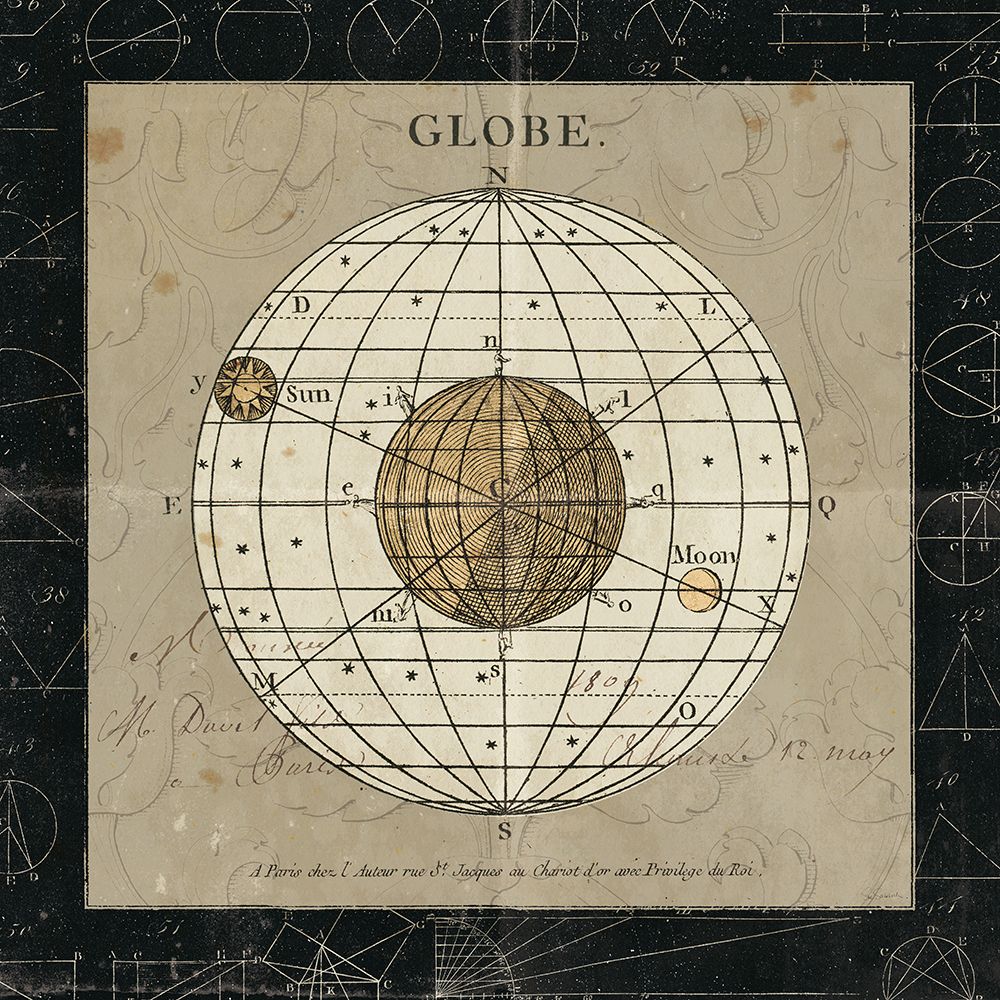 Wall Art Painting id:577489, Name: Globe, Artist: Schlabach, Sue