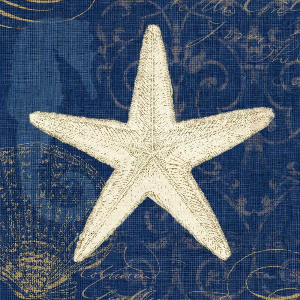 Wall Art Painting id:28672, Name: Coastal Moonlight I Teal Center, Artist: Pela Studio