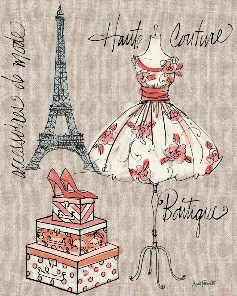 Wall Art Painting id:32297, Name: Fashion Week II, Artist: Tavoletti, Anne