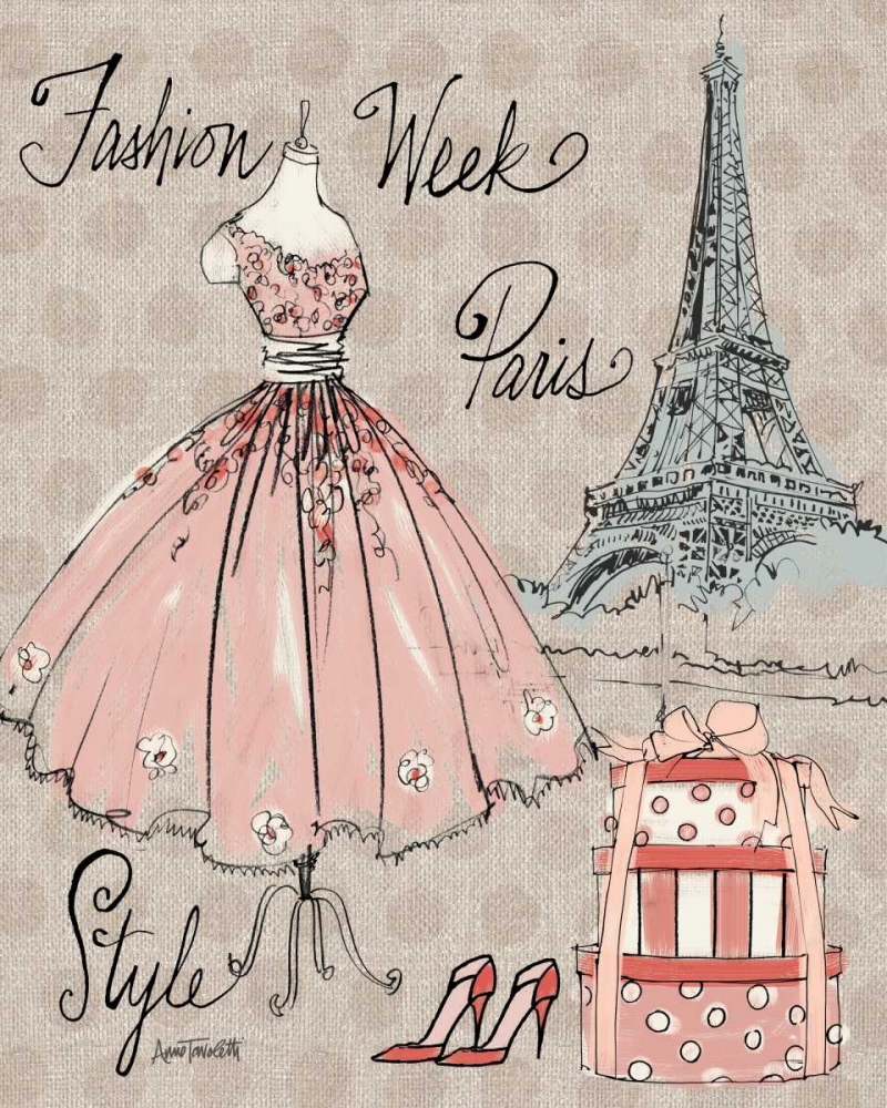 Wall Art Painting id:32298, Name: Fashion Week III, Artist: Tavoletti, Anne