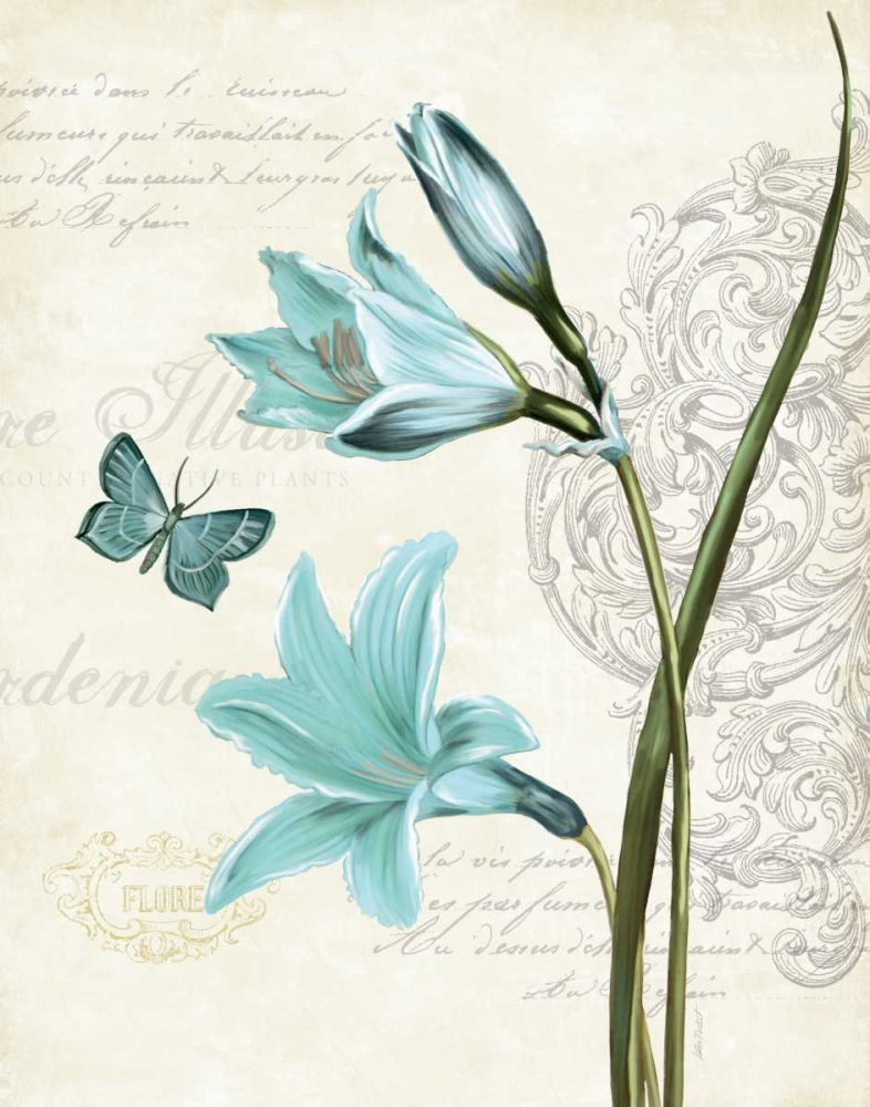 Wall Art Painting id:32293, Name: Lila Bleu II, Artist: Pertiet, Katie