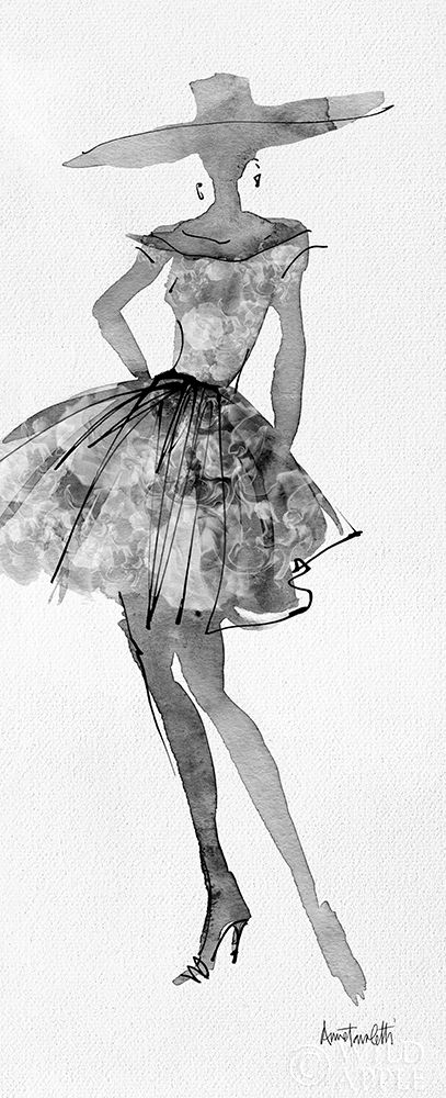 Wall Art Painting id:270403, Name: Fashion Sketchbook V, Artist: Tavoletti, Anne