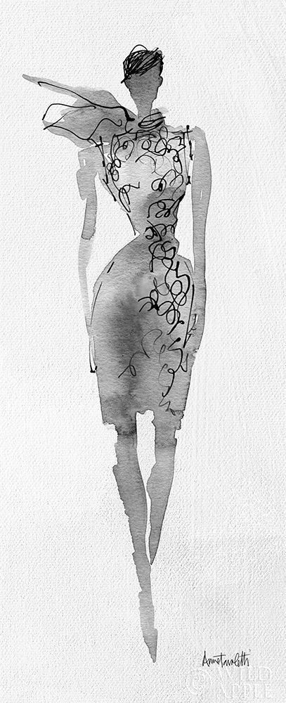 Wall Art Painting id:270401, Name: Fashion Sketchbook VIII, Artist: Tavoletti, Anne