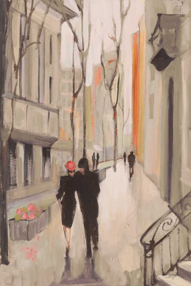 Art Print: Village Promenade Neutral