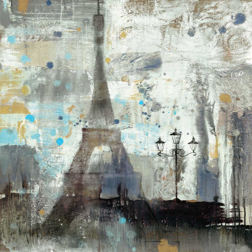 Wall art: Eiffel Tower Neutral, by Hristova, Albena