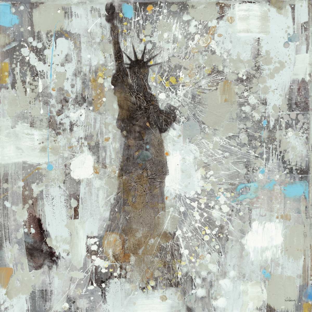 Wall art: Statue of Liberty Neutral, by Hristova, Albena