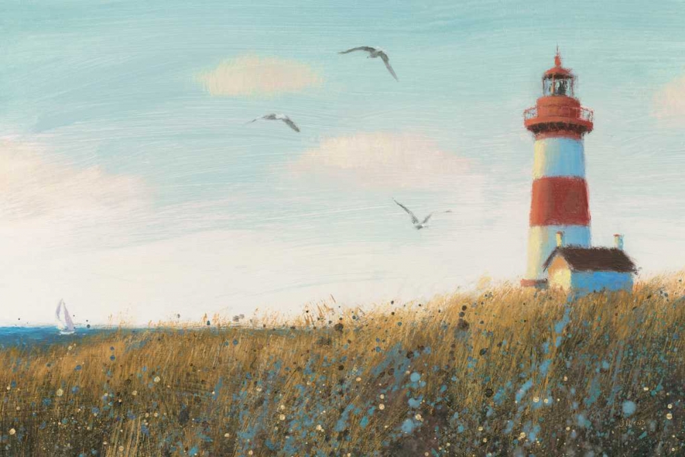 Wall Art Painting id:48084, Name: Seaside View I, Artist: Wiens, James