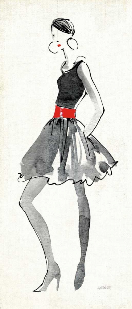 Wall Art Painting id:85026, Name: Red Flair I, Artist: Tavoletti, Anne