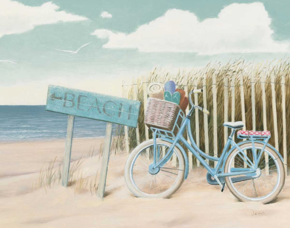 Wall Art Painting id:57559, Name: Beach Cruiser II Crop, Artist: Wiens, James