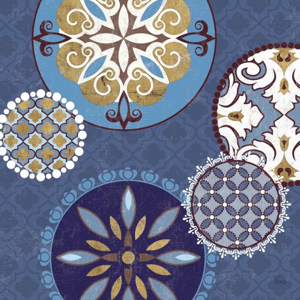 Wall art: Mediterranean Blue II, by Charron, Veronique