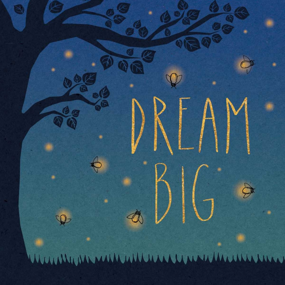 Art Print: Twilight Fireflies I