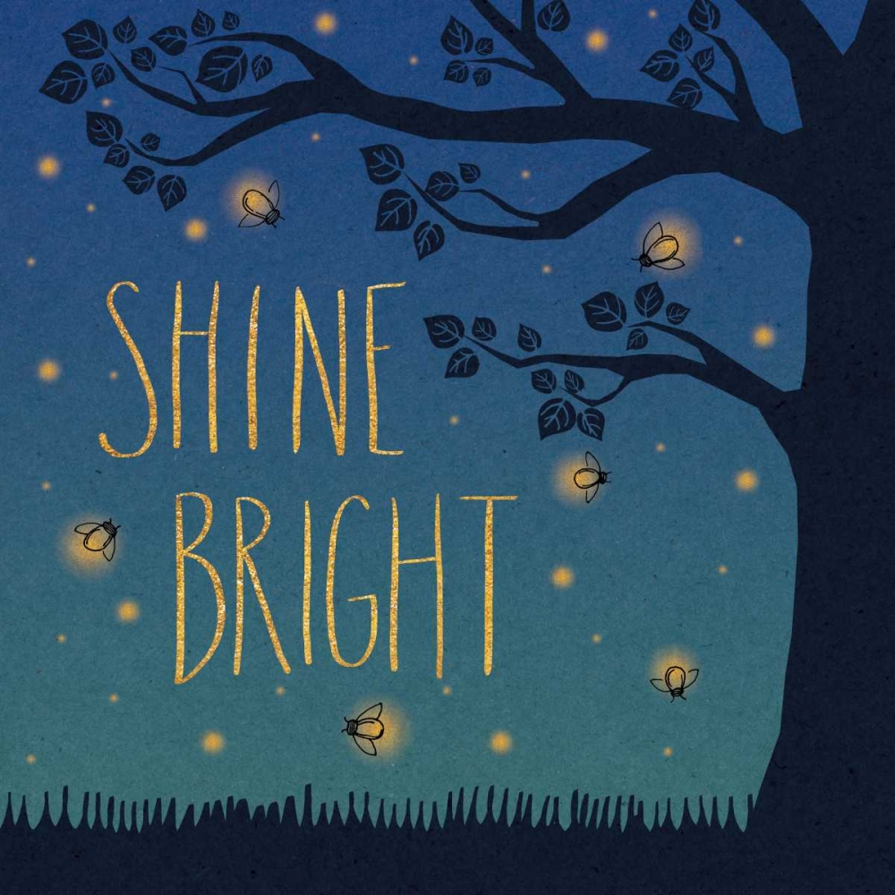 Art Print: Twilight Fireflies II