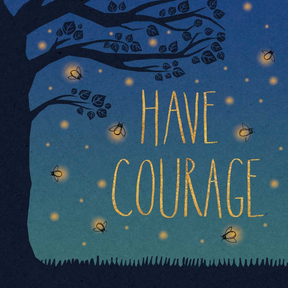 Art Print: Twilight Fireflies III