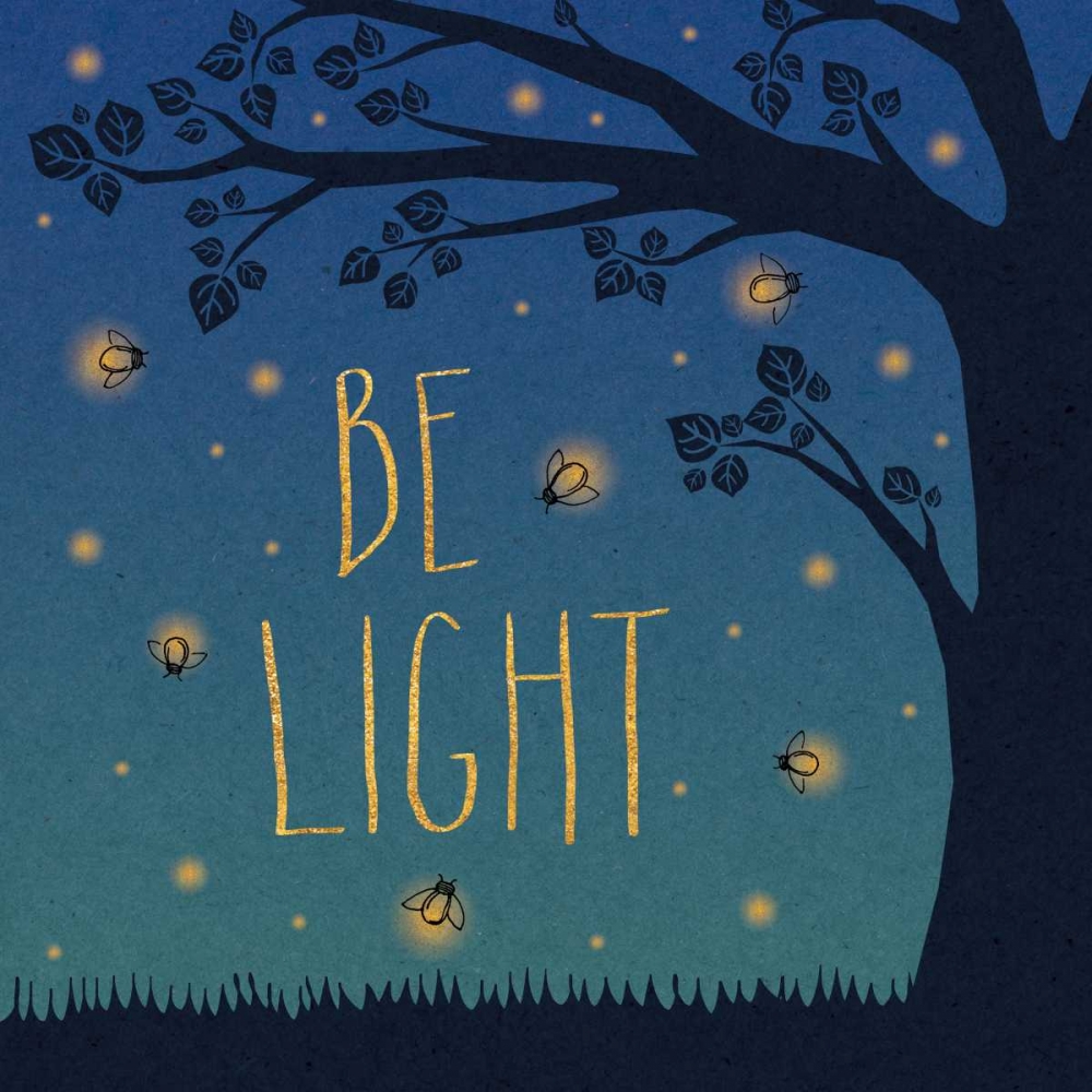 Art Print: Twilight Fireflies IV