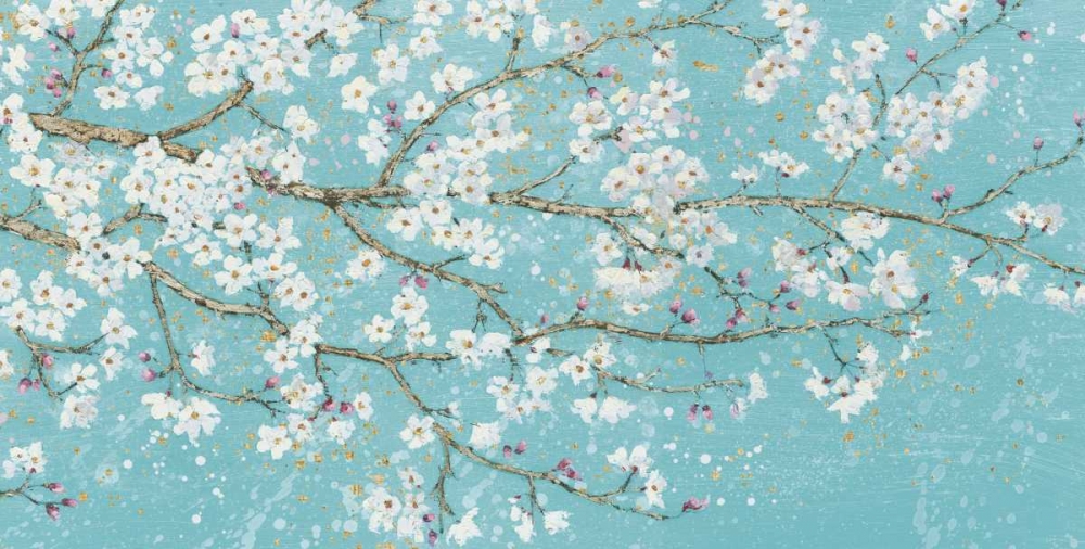 Wall Art Painting id:72710, Name: April Breeze I Teal, Artist: Wiens, James