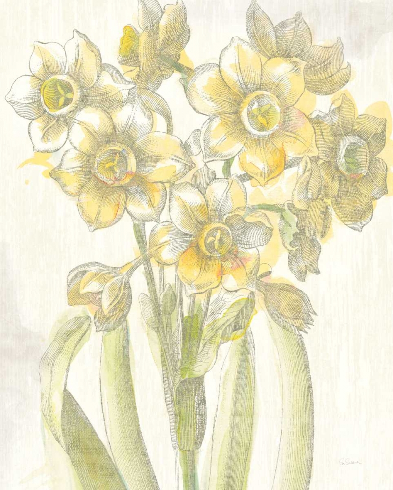 Art Print: Belle Fleur Yellow IV Crop