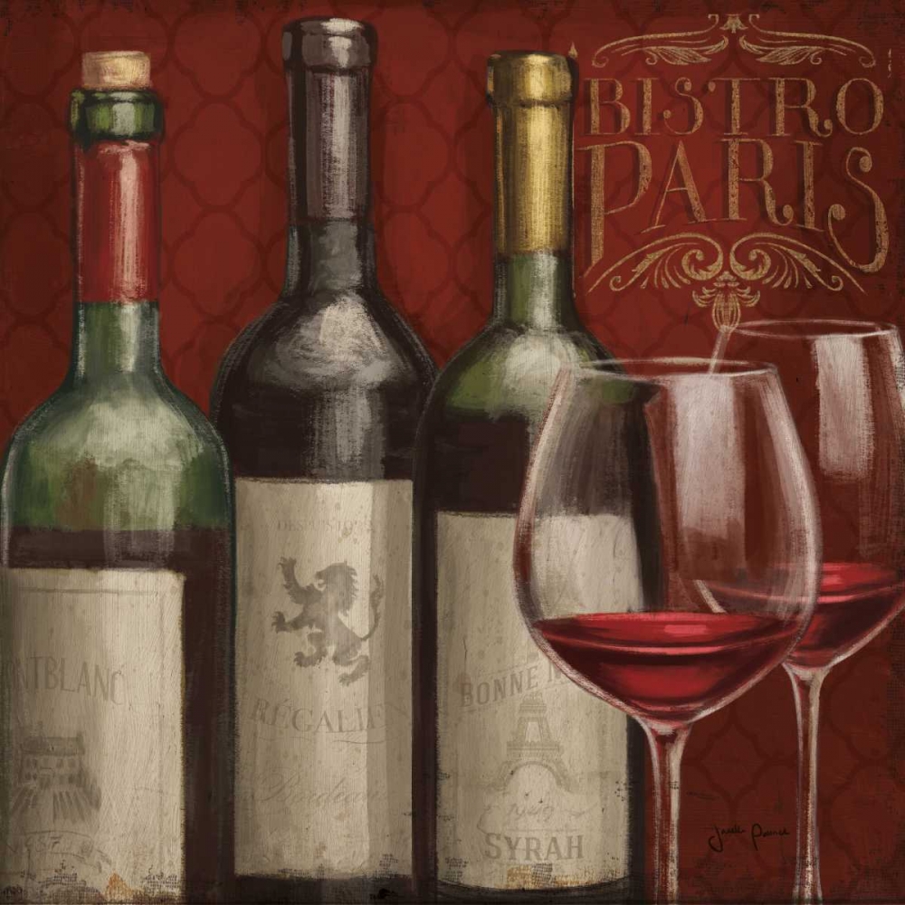 Wall Art Painting id:73756, Name: Bistro Paris III, Artist: Penner, Janelle