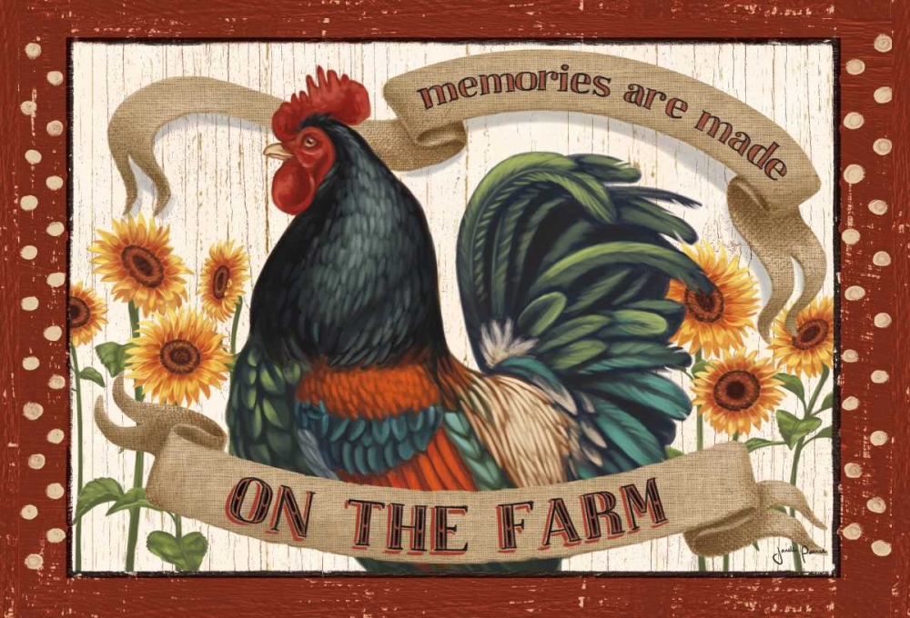 Wall Art Painting id:73757, Name: Country Heart II Dots, Artist: Penner, Janelle