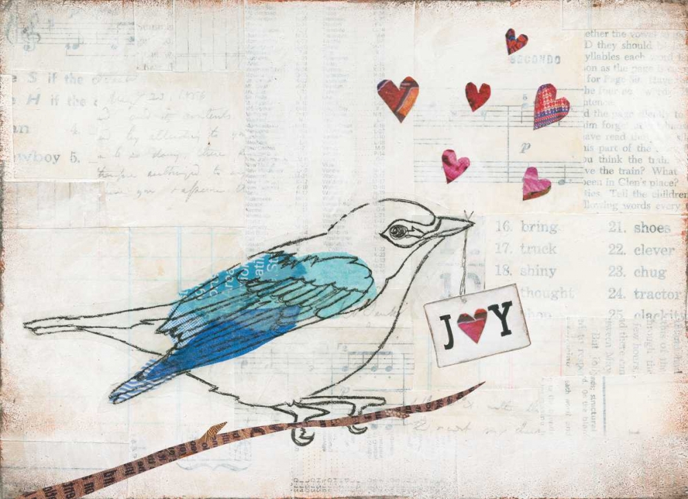 Wall Art Painting id:73372, Name: Love Birds I, Artist: Prahl, Courtney