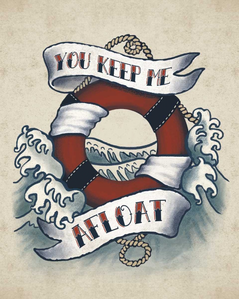 Wall Art Painting id:73386, Name: Sailor Wisdom I, Artist: Penner, Janelle