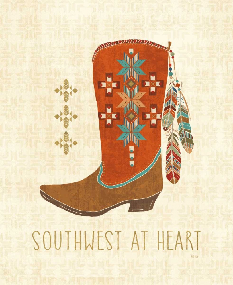 Wall Art Painting id:73600, Name: Southwest at Heart IV, Artist: Charron, Veronique