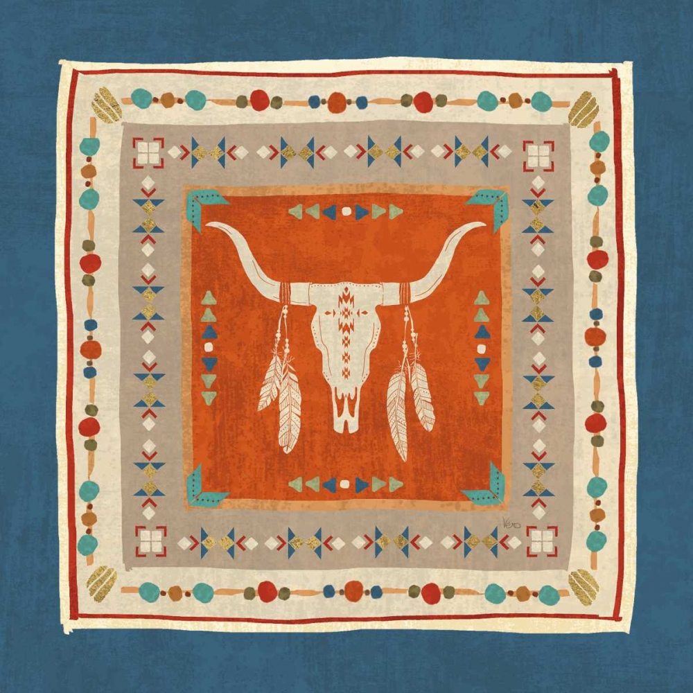 Wall art: Southwest at Heart Tile I, by Charron, Veronique