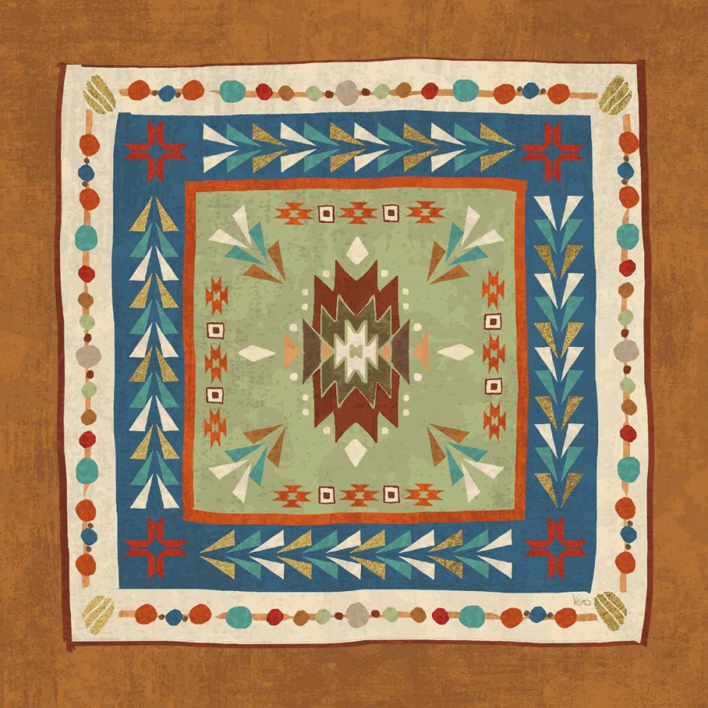 Wall art: Southwest at Heart Tile VIII, by Charron, Veronique