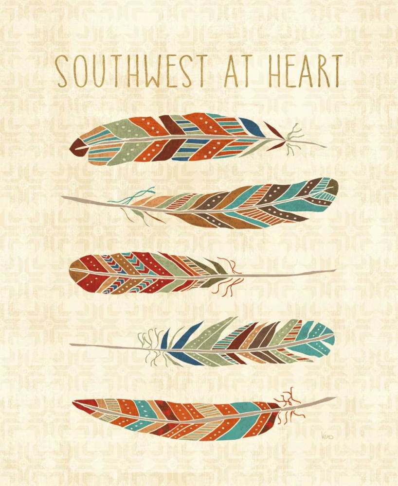 Wall Art Painting id:73610, Name: Southwest at Heart VI, Artist: Charron, Veronique