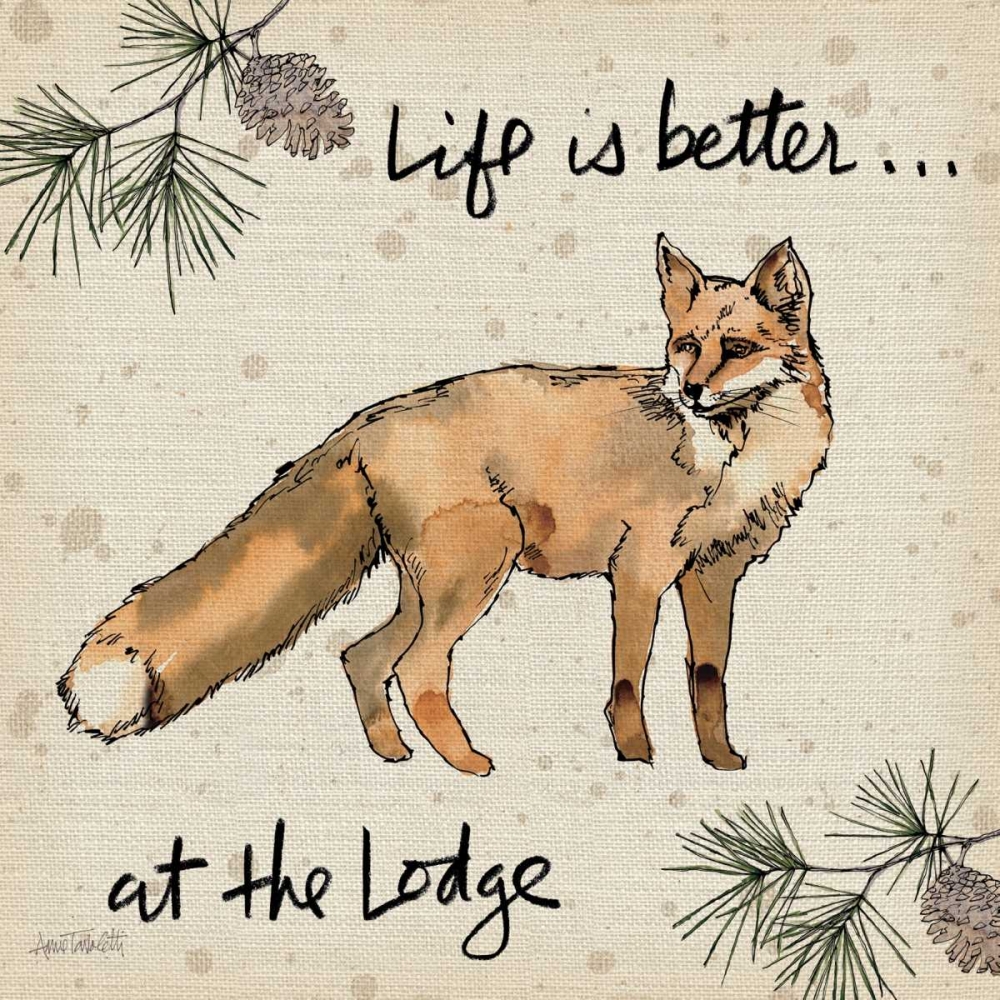 Art Print: Lodge Life V