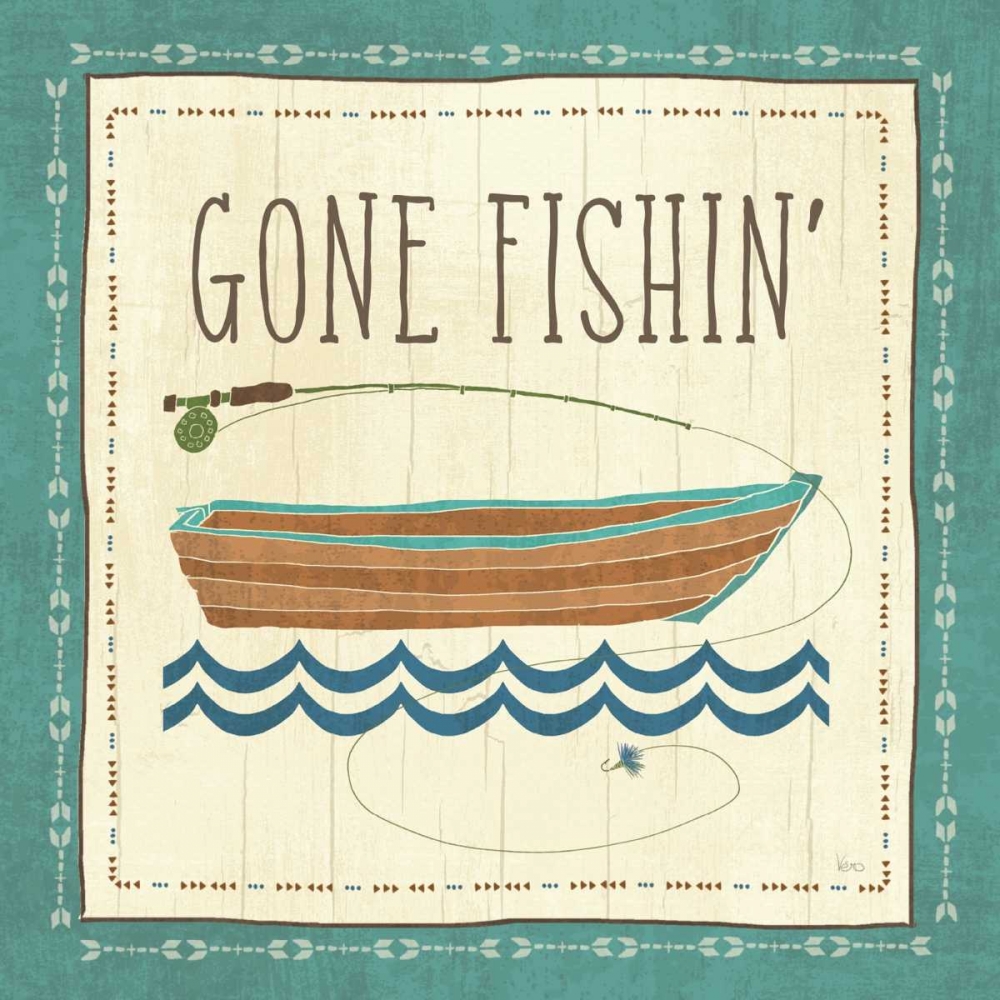 Wall Art Painting id:73941, Name: Lake Retreat III, Artist: Charron, Veronique