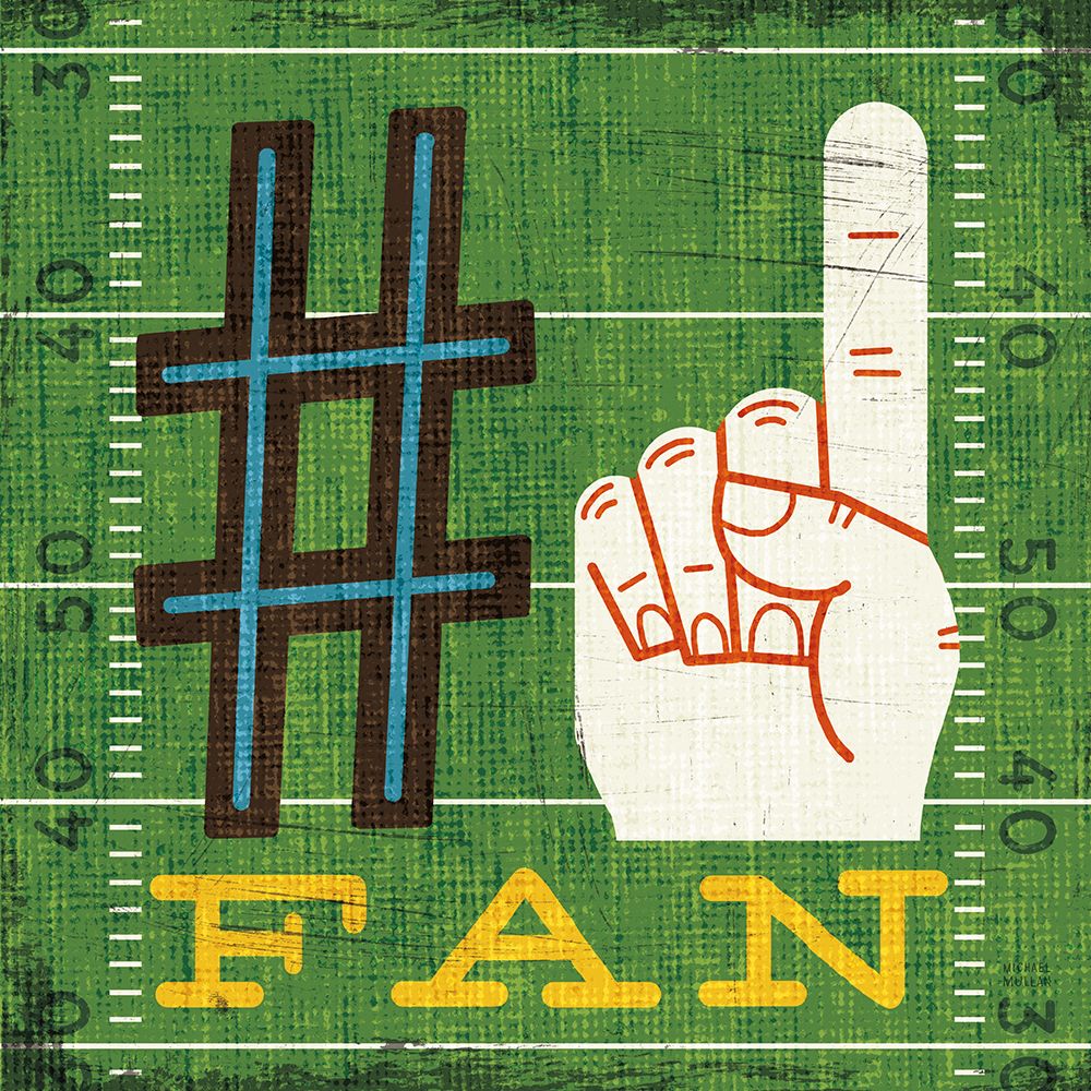 Wall Art Painting id:768857, Name: Football IV, Artist: Mullan, Michael